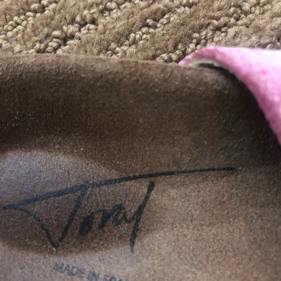 Pink velvet and crystal size 37 sandals - Picture 4 of 6